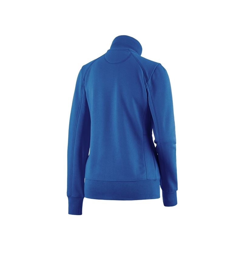 T-Shirts, Pullover & Skjorter: e.s. Sweatjakke poly cotton, damer + ensianblå 1