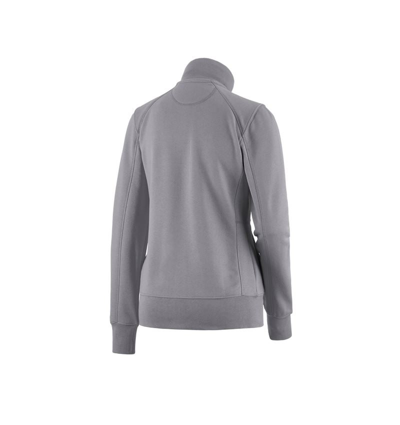 Topics: e.s. Sweat jacket poly cotton, ladies' + platinum 2