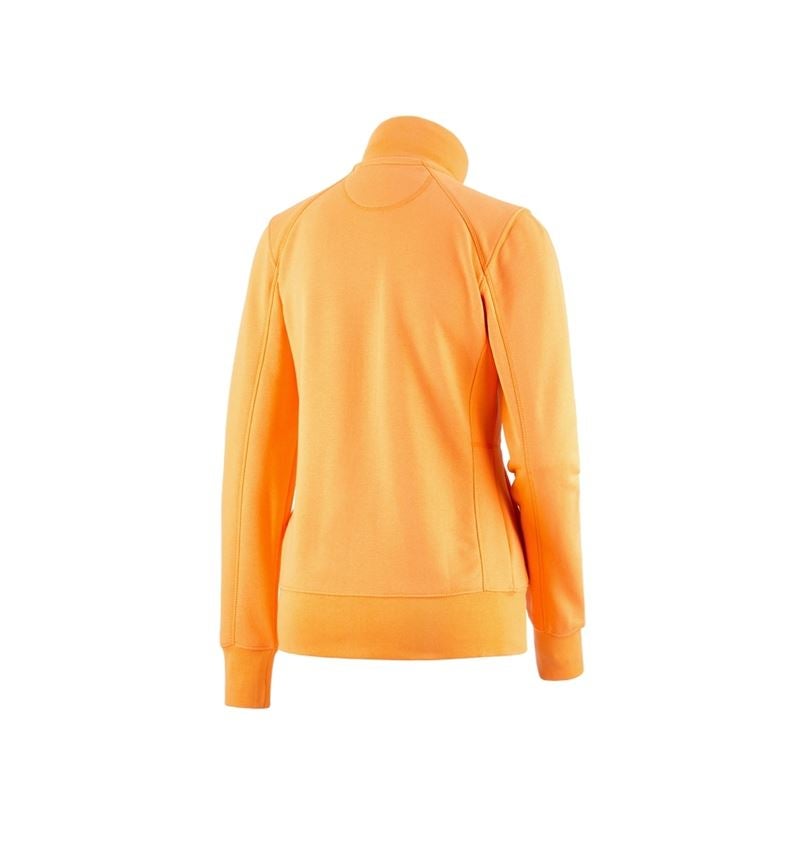 Emner: e.s. Sweatjakke poly cotton, damer + lys orange 1