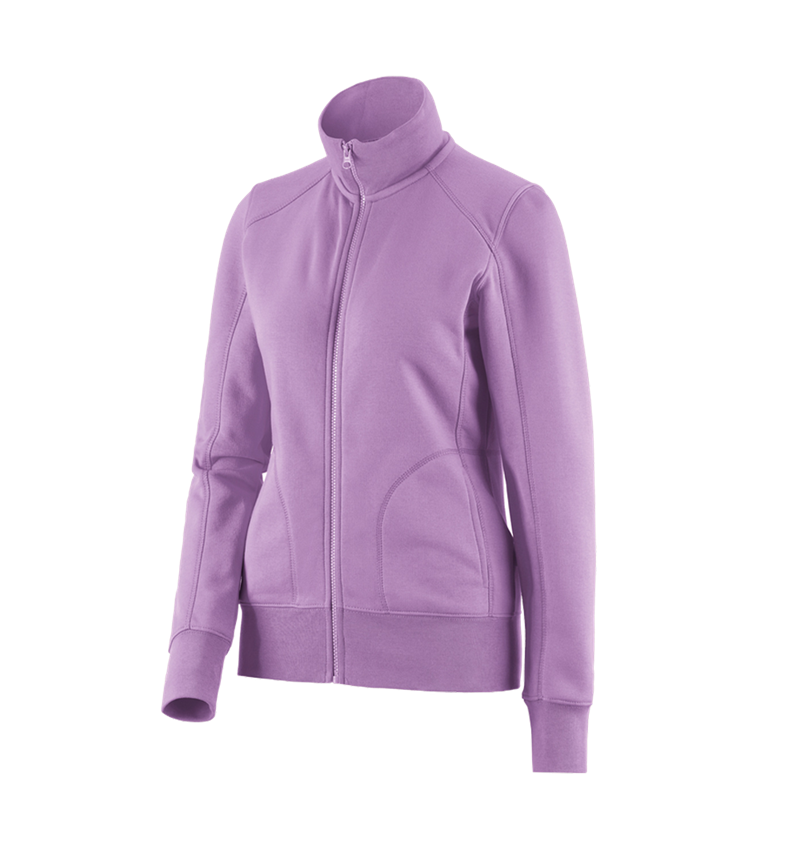Topics: e.s. Sweat jacket poly cotton, ladies' + lavender 1