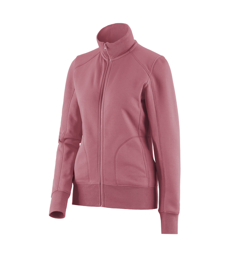 Shirts, Pullover & more: e.s. Sweat jacket poly cotton, ladies' + antiquepink 1