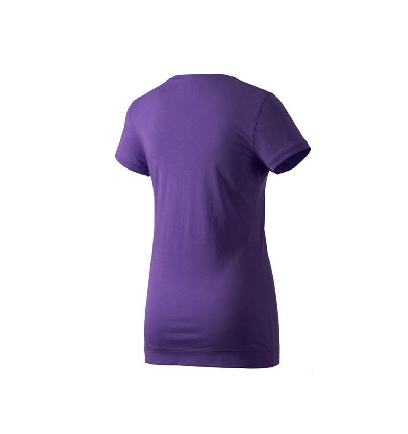 T-Shirts, Pullover & Skjorter: e.s. Long-Shirt cotton, damer + lilla 2