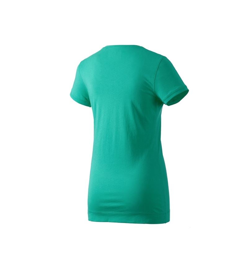T-Shirts, Pullover & Skjorter: e.s. Long-Shirt cotton, damer + lagune 2