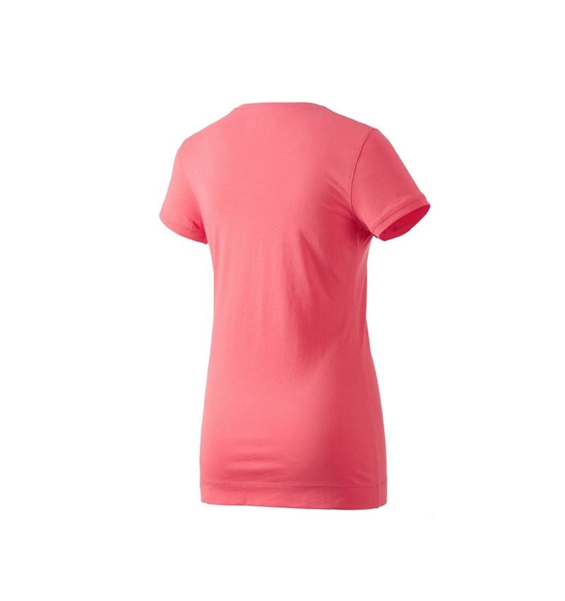 T-Shirts, Pullover & Skjorter: e.s. Long-Shirt cotton, damer + koral 2