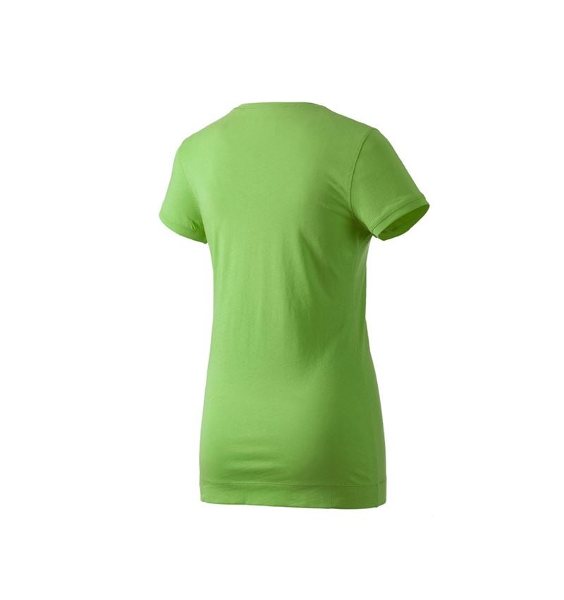 T-Shirts, Pullover & Skjorter: e.s. Long-Shirt cotton, damer + havgrøn 2