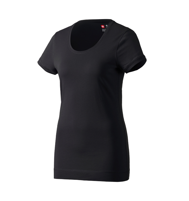 Shirts, Pullover & more: e.s. Long shirt cotton, ladies' + black 1