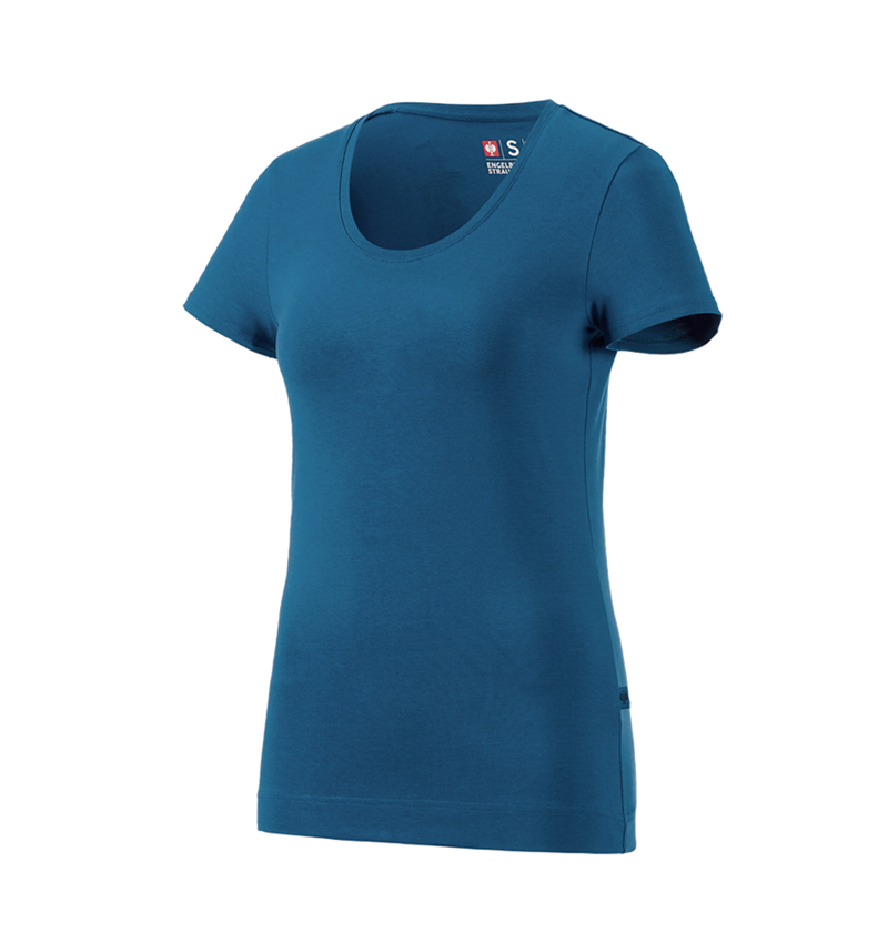 T-Shirts, Pullover & Skjorter: e.s. T-Shirt cotton stretch, damer + atol 2