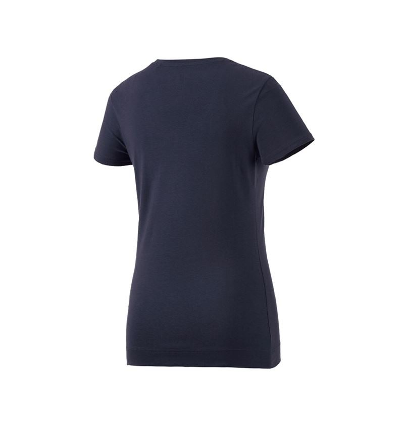 Emner: e.s. T-Shirt cotton stretch, damer + mørkeblå 3