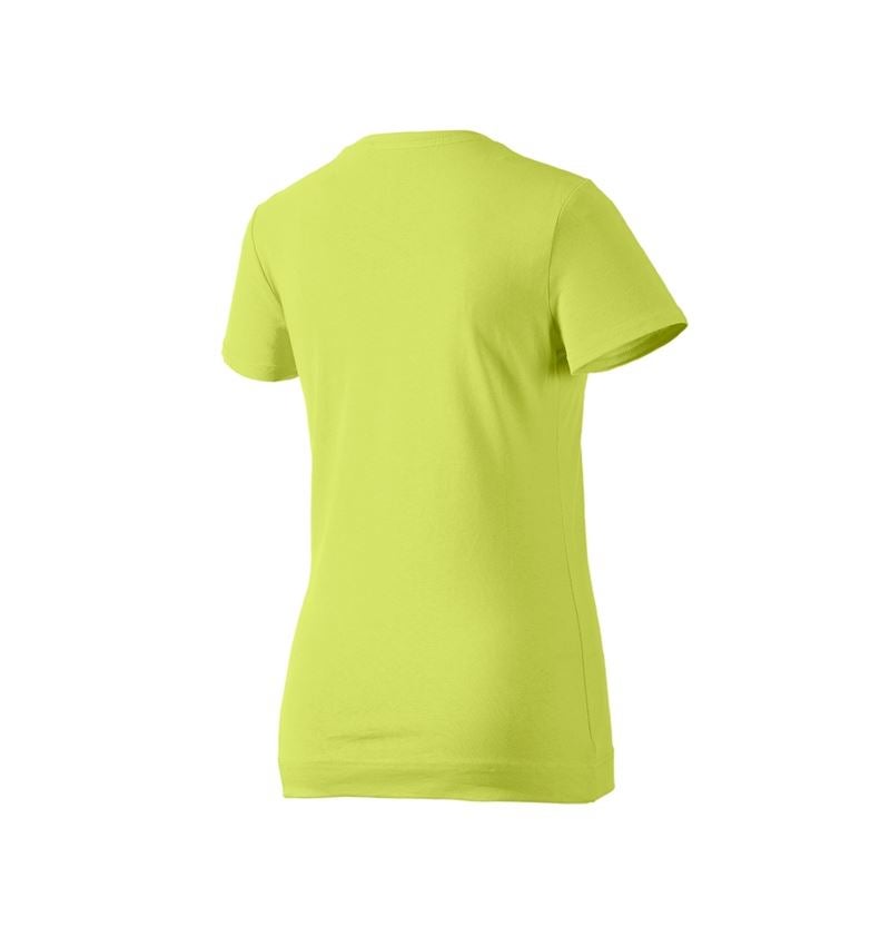 T-Shirts, Pullover & Skjorter: e.s. T-Shirt cotton stretch, damer + majgrøn 3