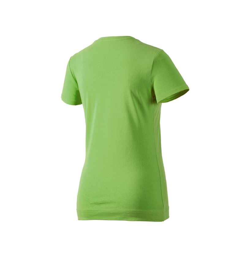 T-Shirts, Pullover & Skjorter: e.s. T-Shirt cotton stretch, damer + havgrøn 3