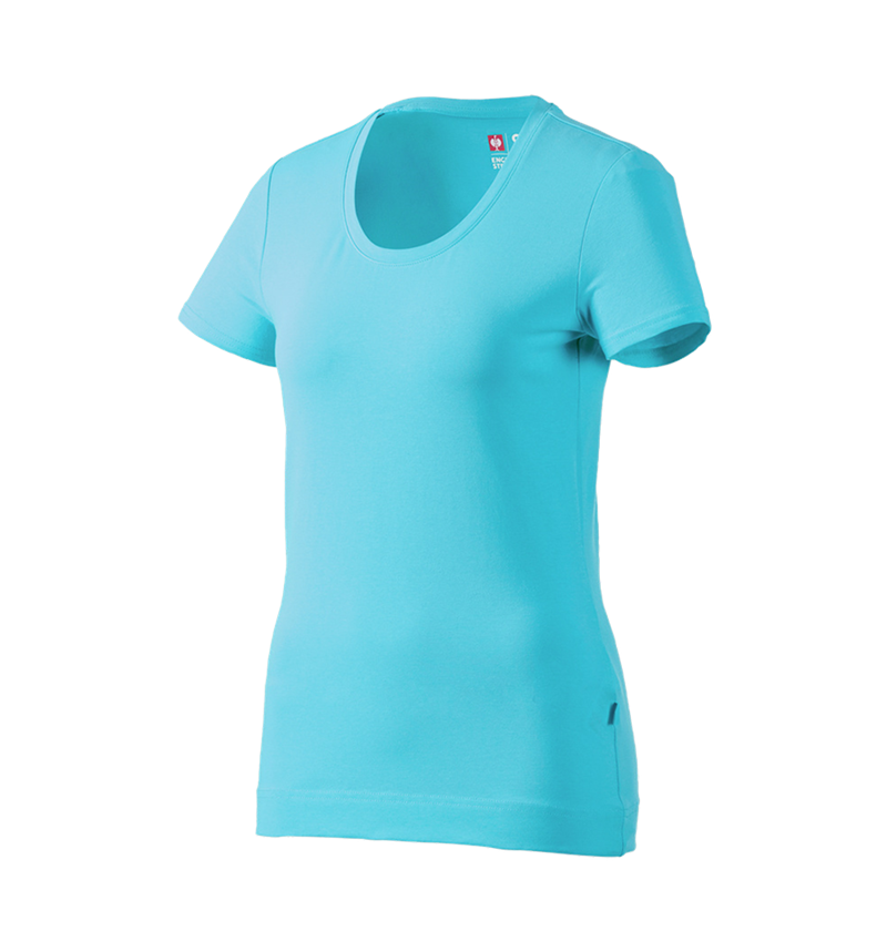 T-Shirts, Pullover & Skjorter: e.s. T-Shirt cotton stretch, damer + capri 2