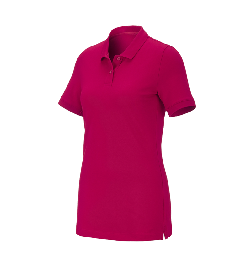 Gardening / Forestry / Farming: e.s. Pique-Polo cotton stretch, ladies' + berry 2