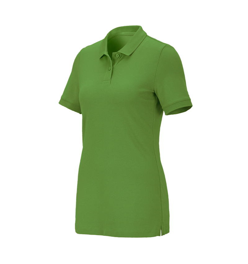 T-Shirts, Pullover & Skjorter: e.s. Pique-Polo cotton stretch, damer + havgrøn 2