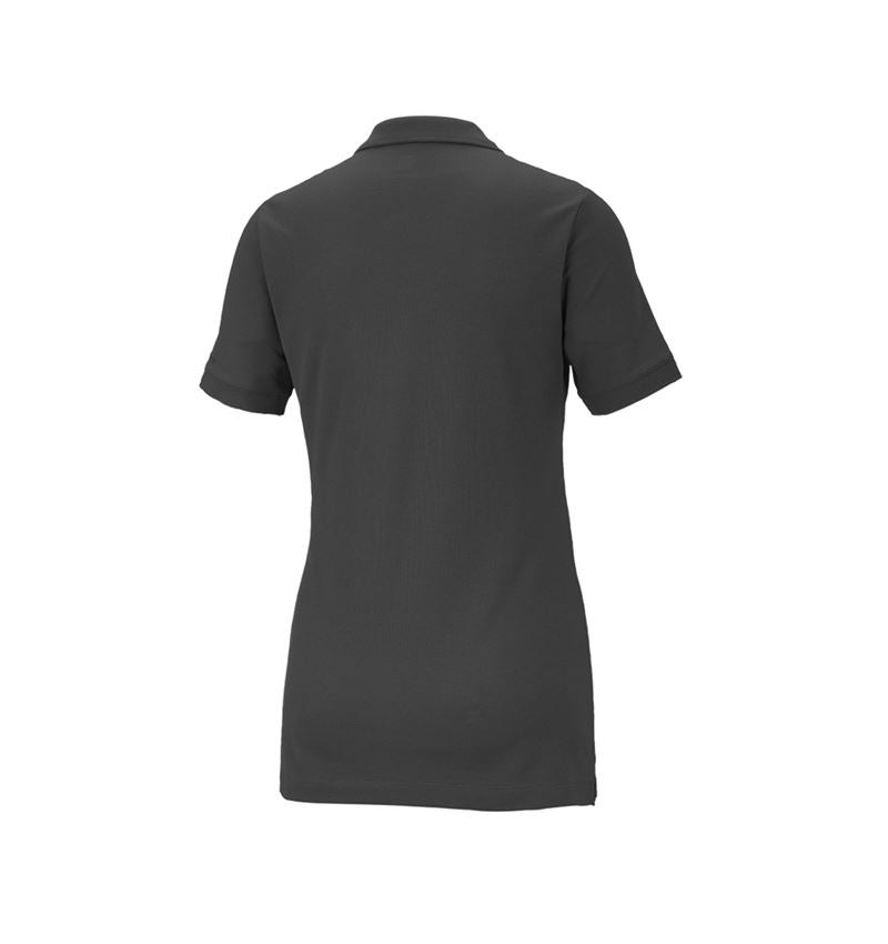 T-Shirts, Pullover & Skjorter: e.s. Pique-Polo cotton stretch, damer + antracit 3