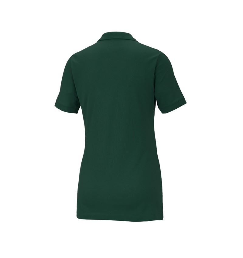 T-Shirts, Pullover & Skjorter: e.s. Pique-Polo cotton stretch, damer + grøn 3
