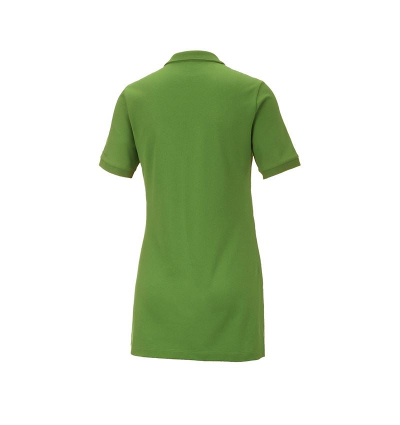 T-Shirts, Pullover & Skjorter: e.s. Pique-Polo cotton stretch, damer, long fit + havgrøn 3