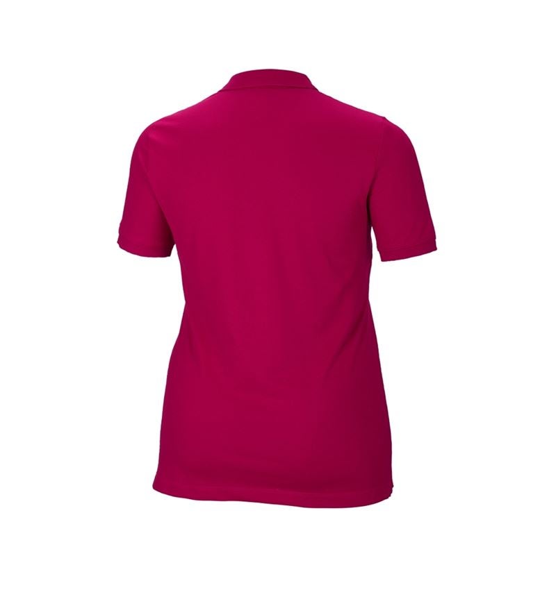 T-Shirts, Pullover & Skjorter: e.s. Pique-Polo cotton stretch, damer, plus fit + bær 3