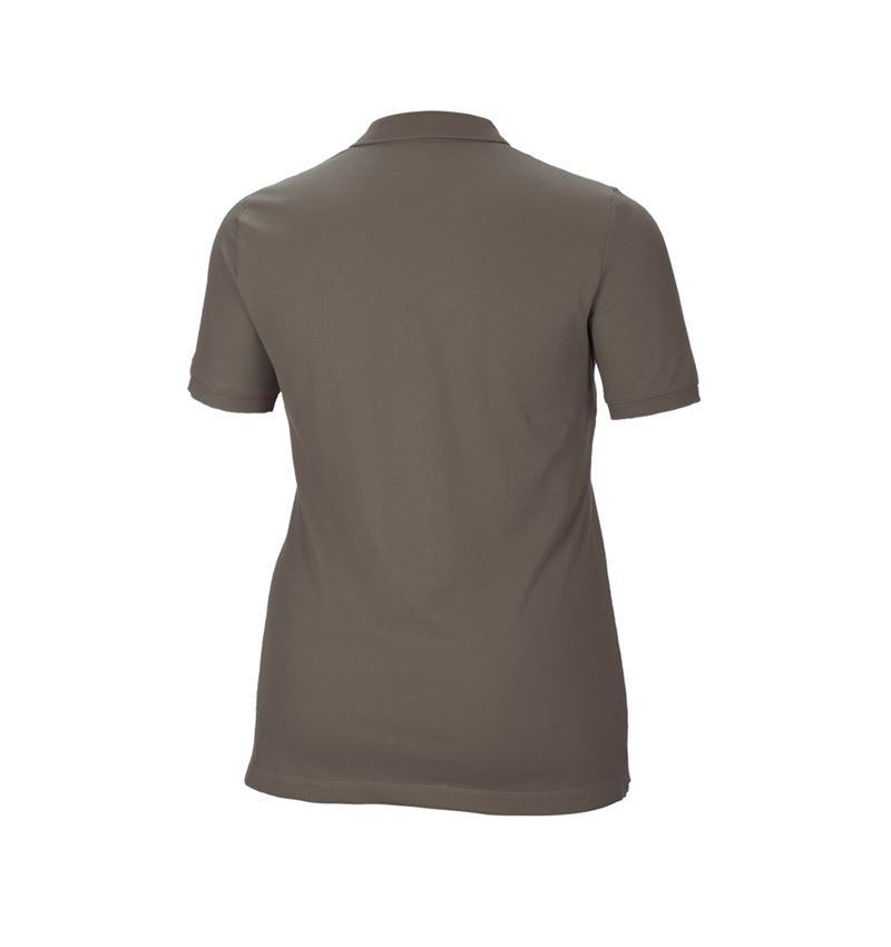 T-Shirts, Pullover & Skjorter: e.s. Pique-Polo cotton stretch, damer, plus fit + sten 3