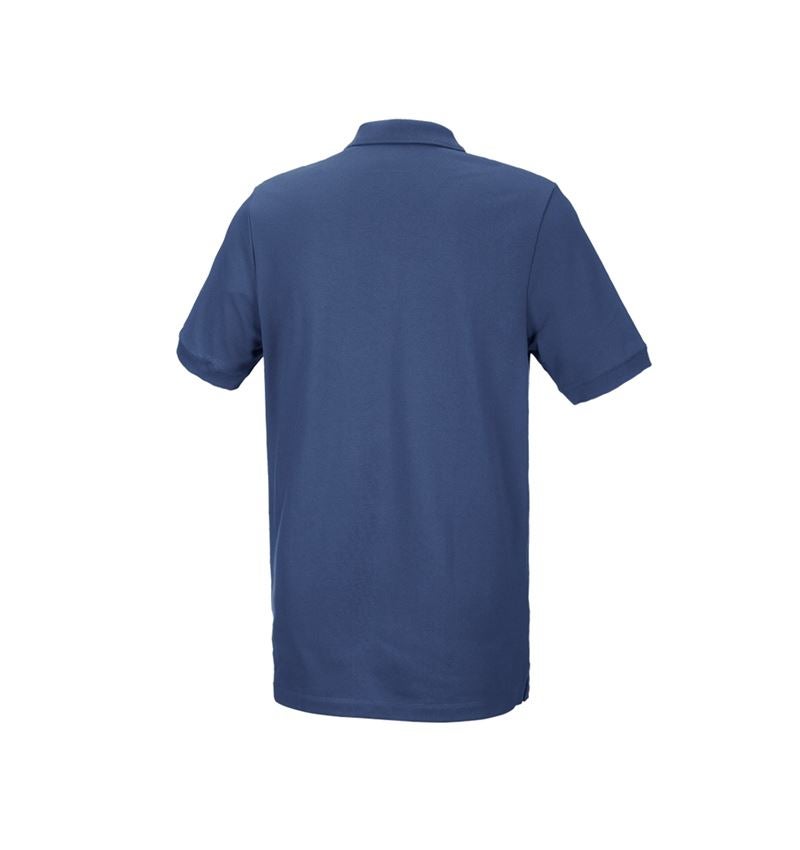 T-Shirts, Pullover & Skjorter: e.s. Piqué-Polo cotton stretch, long fit + kobolt 3