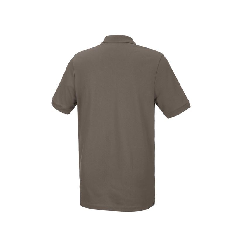 T-Shirts, Pullover & Skjorter: e.s. Piqué-Polo cotton stretch, long fit + sten 3