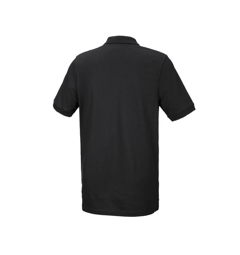 T-Shirts, Pullover & Skjorter: e.s. Piqué-Polo cotton stretch, long fit + sort 3