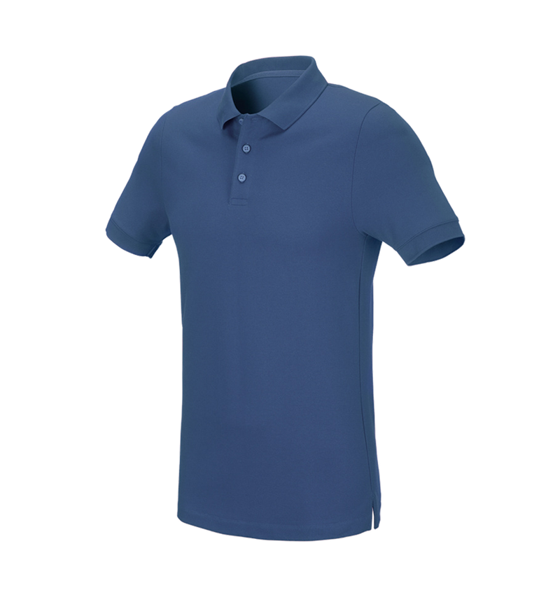 T-Shirts, Pullover & Skjorter: e.s. Pique-Polo cotton stretch, slim fit + kobolt 2