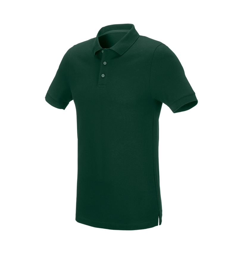 T-Shirts, Pullover & Skjorter: e.s. Pique-Polo cotton stretch, slim fit + grøn 2
