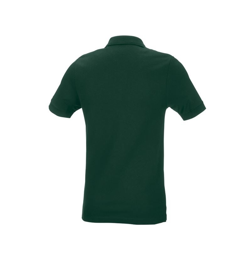 Gartneri / Landbrug / Skovbrug: e.s. Pique-Polo cotton stretch, slim fit + grøn 3