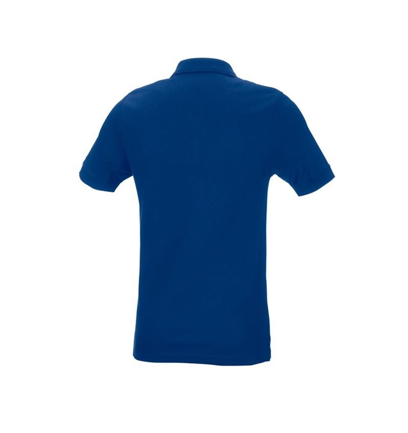 T-Shirts, Pullover & Skjorter: e.s. Pique-Polo cotton stretch, slim fit + kornblå 3