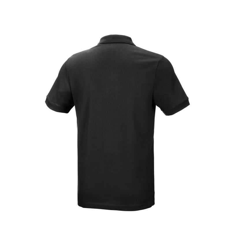 T-Shirts, Pullover & Skjorter: e.s. Pique-Polo cotton stretch + sort 4