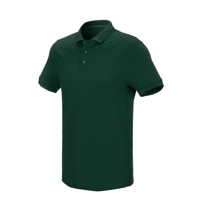 T-Shirts, Pullover & Skjorter: e.s. Pique-Polo cotton stretch + grøn 2