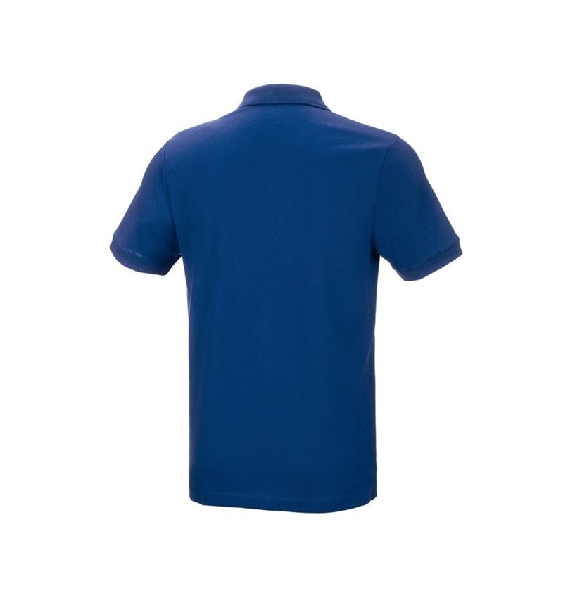 T-Shirts, Pullover & Skjorter: e.s. Pique-Polo cotton stretch + kornblå 3