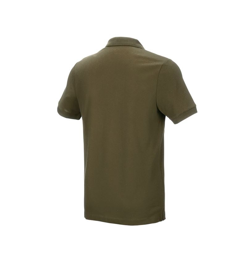 T-Shirts, Pullover & Skjorter: e.s. Pique-Polo cotton stretch + slamgrøn 3
