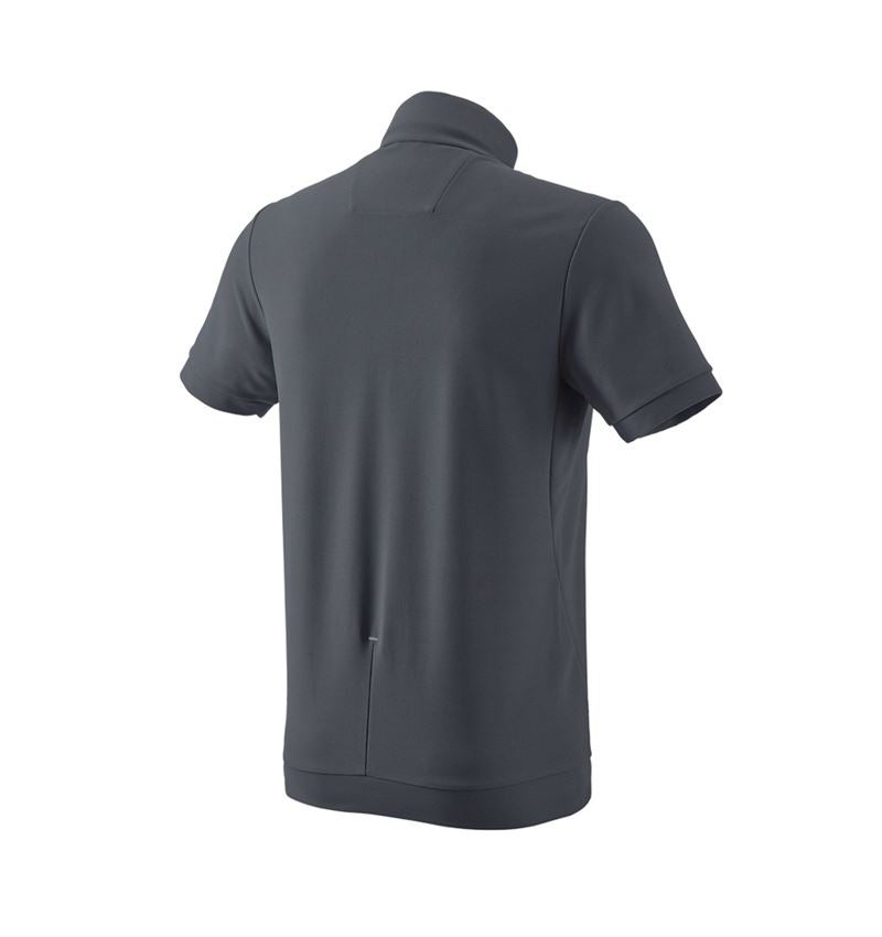 T-Shirts, Pullover & Skjorter: e.s. funktions ZIP-t-shirt UV + antracit/platin 3