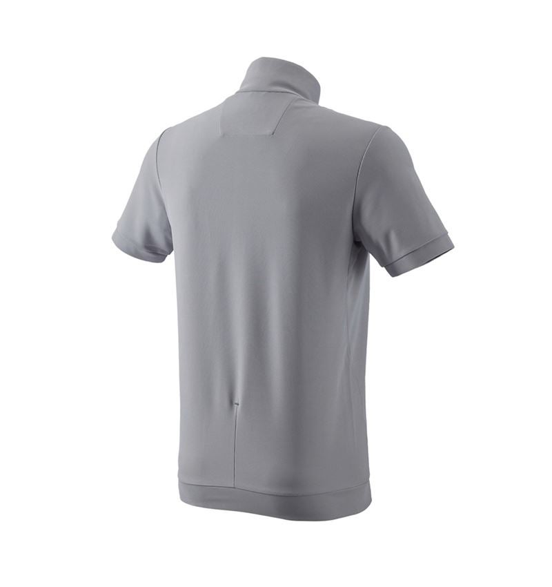 T-Shirts, Pullover & Skjorter: e.s. funktions ZIP-t-shirt UV + platin/antracit 4