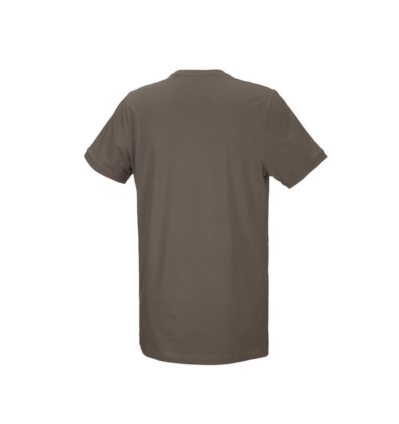 Gardening / Forestry / Farming: e.s. T-shirt cotton stretch, long fit + stone 3