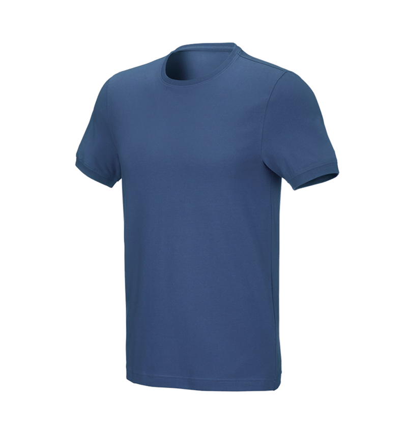 Emner: e.s. T-shirt cotton stretch, slim fit + kobolt 2
