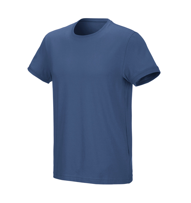 T-Shirts, Pullover & Skjorter: e.s. T-shirt cotton stretch + kobolt 2