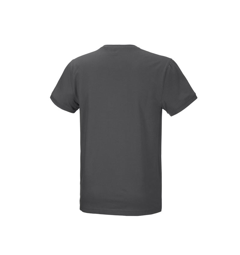 T-Shirts, Pullover & Skjorter: e.s. T-shirt cotton stretch + antracit 4