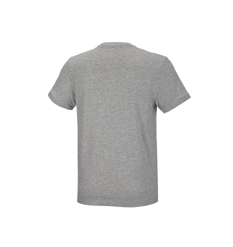 T-Shirts, Pullover & Skjorter: e.s. T-shirt cotton stretch + gråmeleret 4
