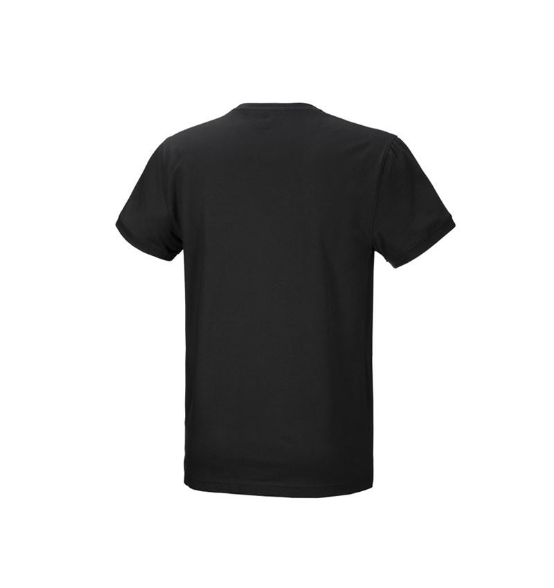 VVS-installatør / Blikkenslager: e.s. T-shirt cotton stretch + sort 4