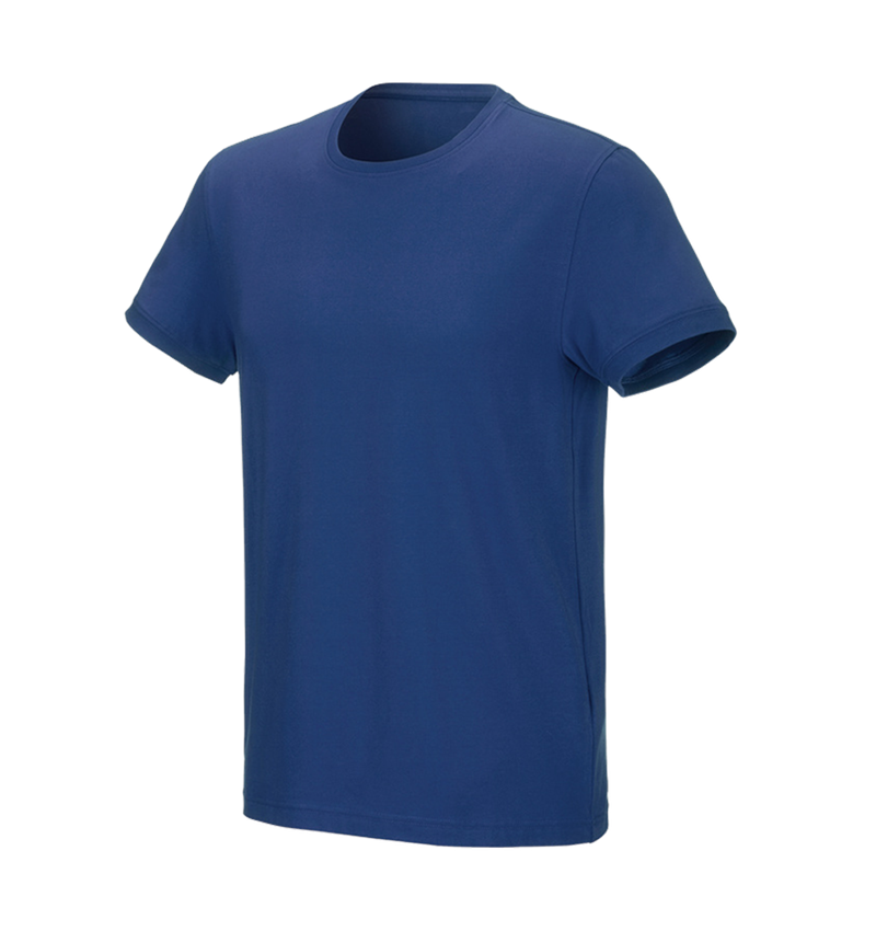 T-Shirts, Pullover & Skjorter: e.s. T-shirt cotton stretch + alkaliblå 2