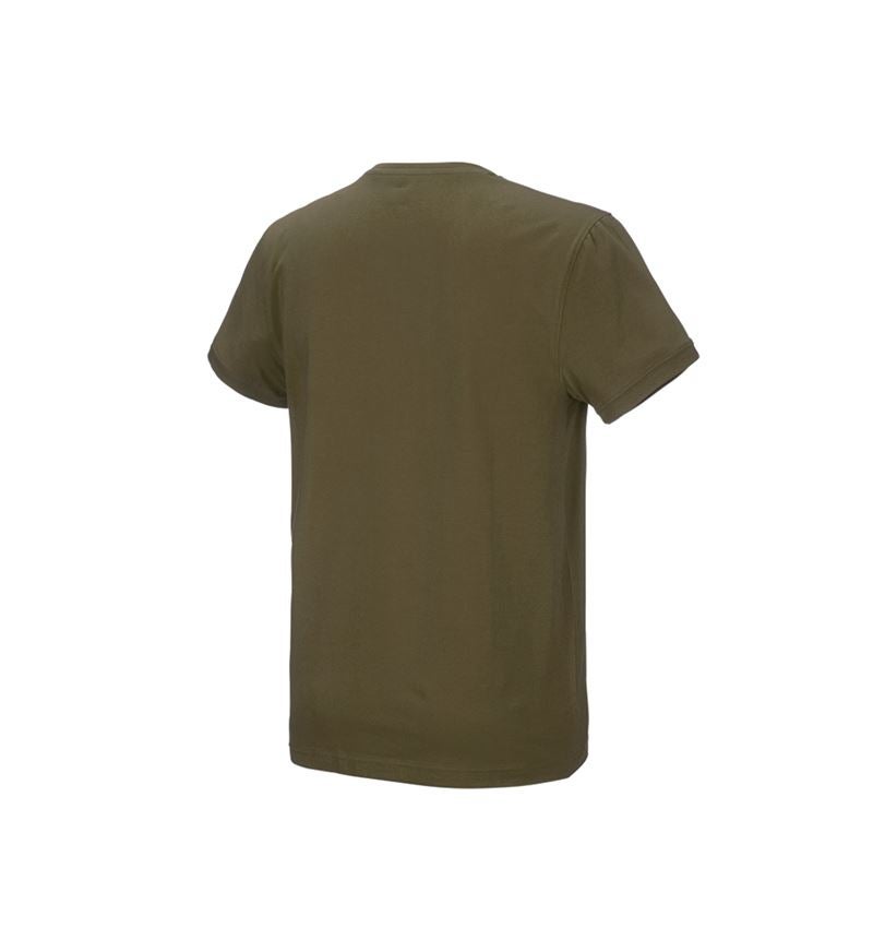 VVS-installatør / Blikkenslager: e.s. T-shirt cotton stretch + slamgrøn 3