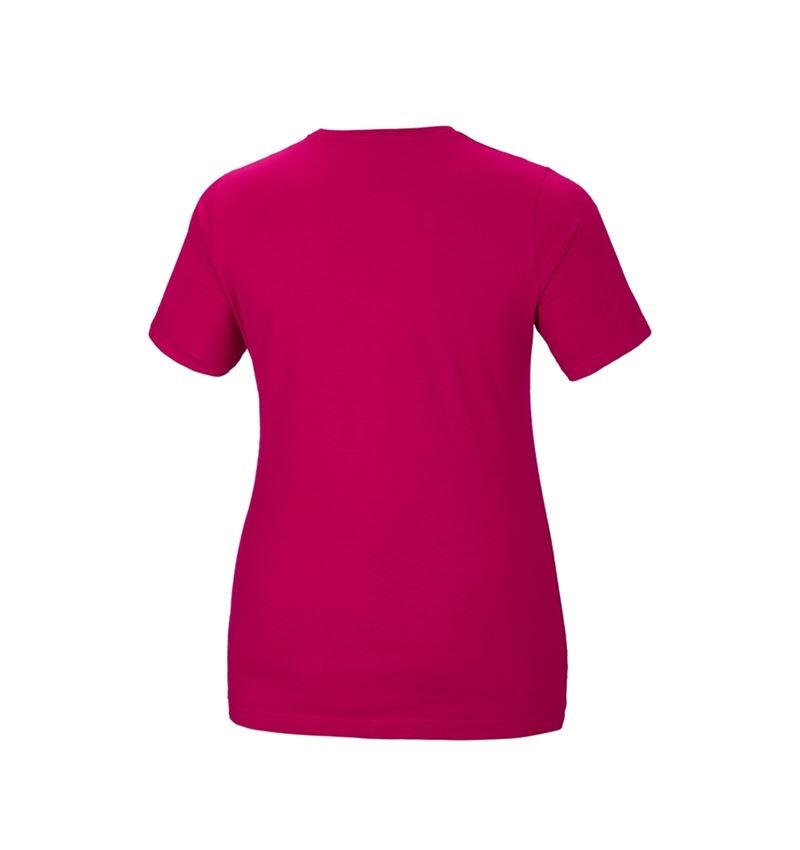 Joiners / Carpenters: e.s. T-shirt cotton stretch, ladies', plus fit + berry 3