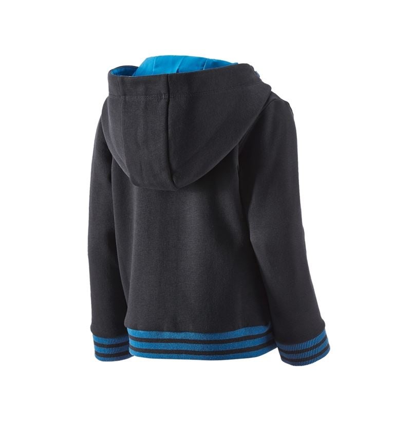T-Shirts, Pullover & Skjorter: Hoody-Sweatjakke e.s.motion 2020, børne + grafit/ensianblå 2