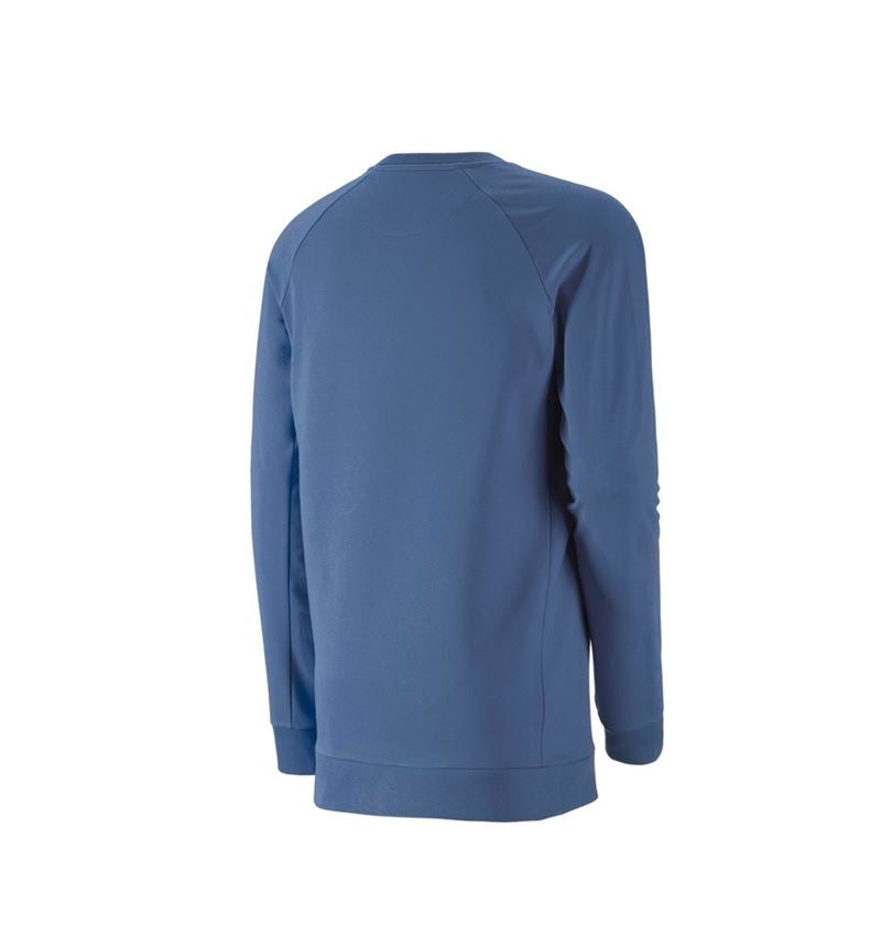 Topics: e.s. Sweatshirt cotton stretch, long fit + cobalt 3
