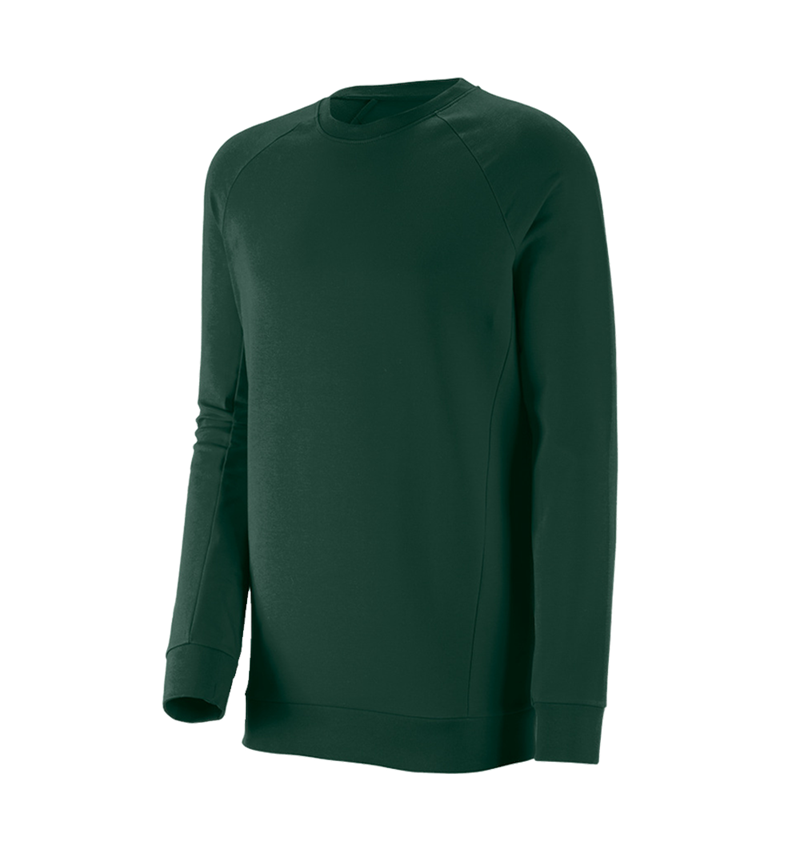 T-Shirts, Pullover & Skjorter: e.s. Sweatshirt cotton stretch, long fit + grøn 2