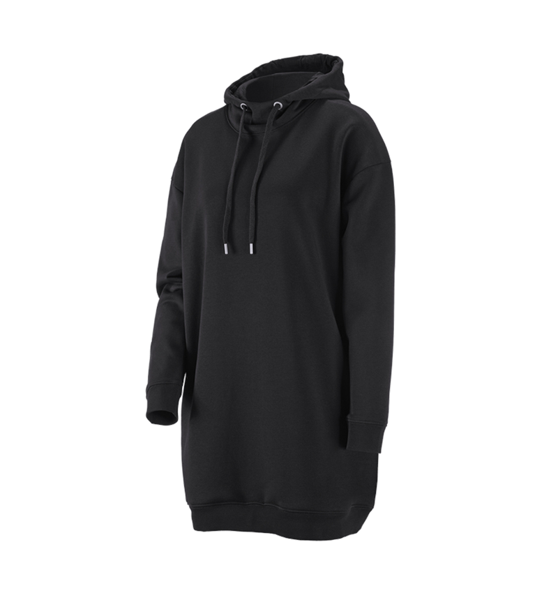 Gardening / Forestry / Farming: e.s. Oversize hoody sweatshirt poly cotton, ladies + black 1