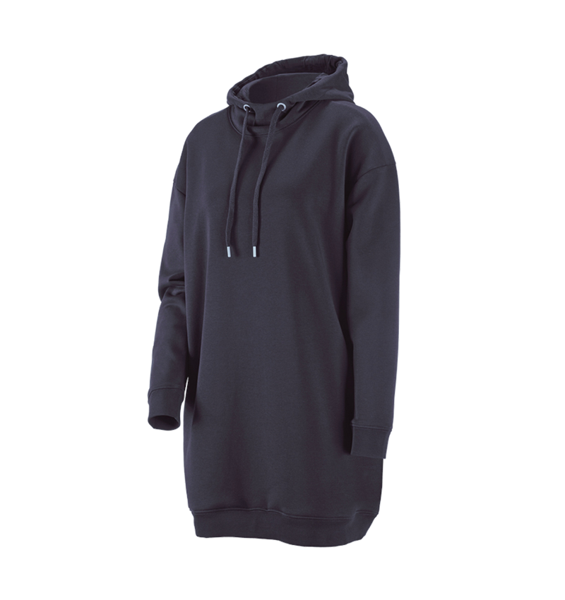 VVS-installatør / Blikkenslager: e.s. Oversize hoody sweatshirt poly cotton, damer + mørkeblå 1