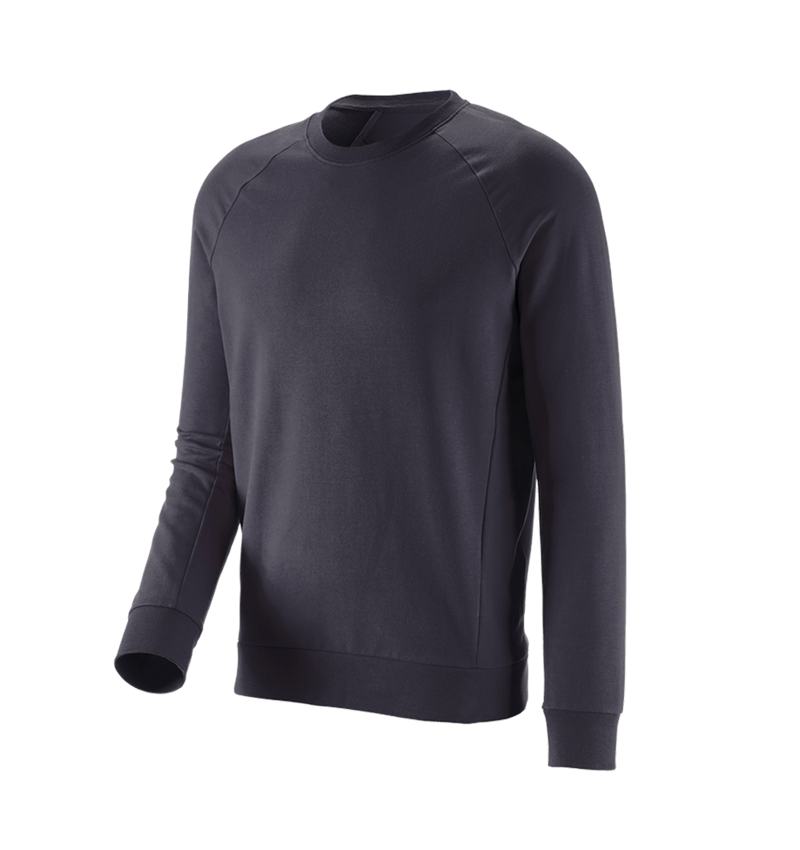 T-Shirts, Pullover & Skjorter: e.s. Sweatshirt cotton stretch + mørkeblå 3